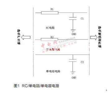 RC電路或者單電阻、單電容電路