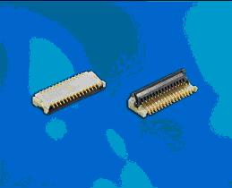 0.2毫米間距，0.9毫米高度FPC 零插入力連接器