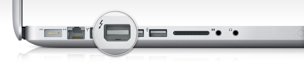 Thunderbolt現(xiàn)配備于全新 MacBook Air、MacBook Pro、iMac 和 Mac mini 之上