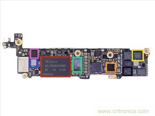 土豪金iPhone 5S拆解：內(nèi)部結(jié)構(gòu)升級，維修難度增加