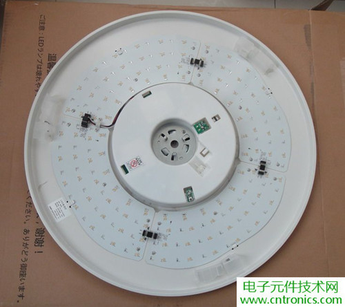 高端大氣上檔次！智能遙控調光LED吸頂燈拆解