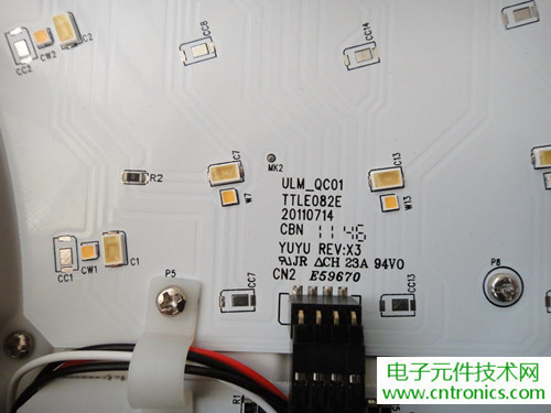 高端大氣上檔次！智能遙控調光LED吸頂燈拆解