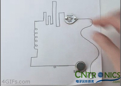 大開眼界，一支可以畫電路板的筆！