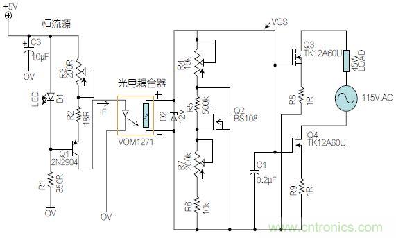 圖1：基于有源器件的線性區(qū)域進(jìn)行功率控制。