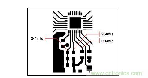 一個緊湊的PCB布局，寄生效應會對電路產(chǎn)生影響。