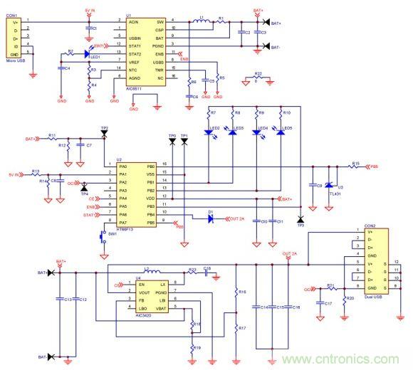 移動(dòng)電源電路的三種設(shè)計(jì)方案，哪個(gè)技高一籌？