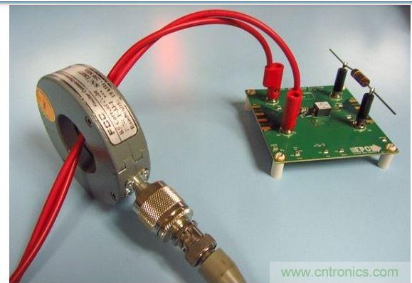 用Fischer F-33-1電流探頭進(jìn)行高頻電流的測(cè)試。