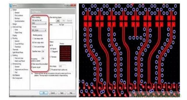 PCB 設(shè)計(jì)工具如果能夠控制共面波導(dǎo)和波導(dǎo)過孔的創(chuàng)建，將有助于顯著減少設(shè)計(jì)錯(cuò)誤和縮短設(shè)計(jì)時(shí)間。