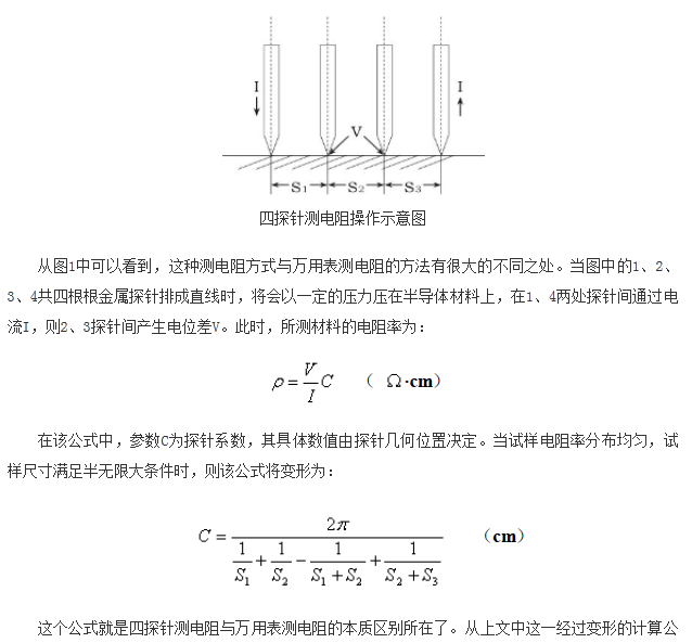 如何區(qū)分萬用表測電阻和四探針測電阻？