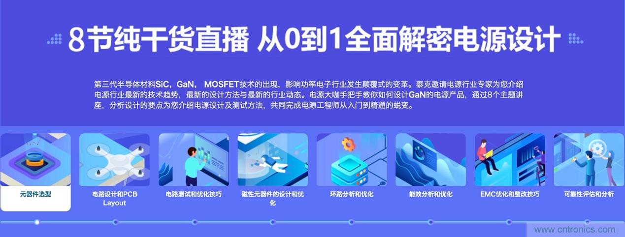 致工程師系列之三：高效GaN電源設(shè)計(jì)八部曲，泰克系列視頻課堂實(shí)操秘籍