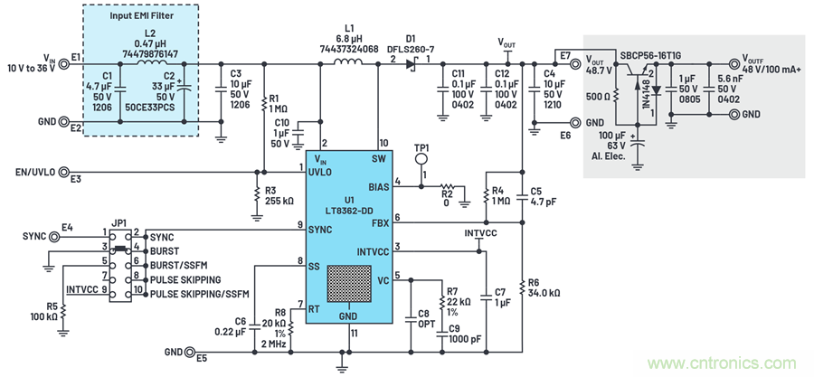 讓我們做一個超低噪聲、48 V、幻像麥克風(fēng)電源怎么樣？