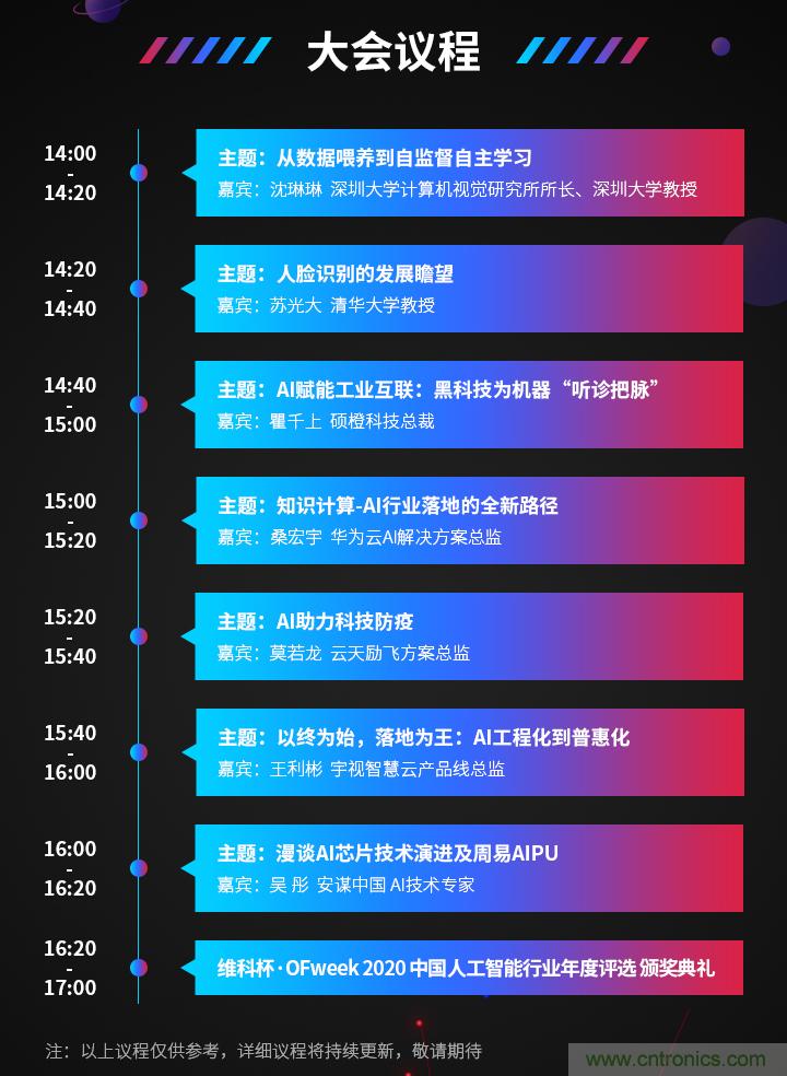 深圳喊你來(lái)參加“OFweek 2020（第五屆）人工智能技術(shù)創(chuàng)新論壇”啦！
