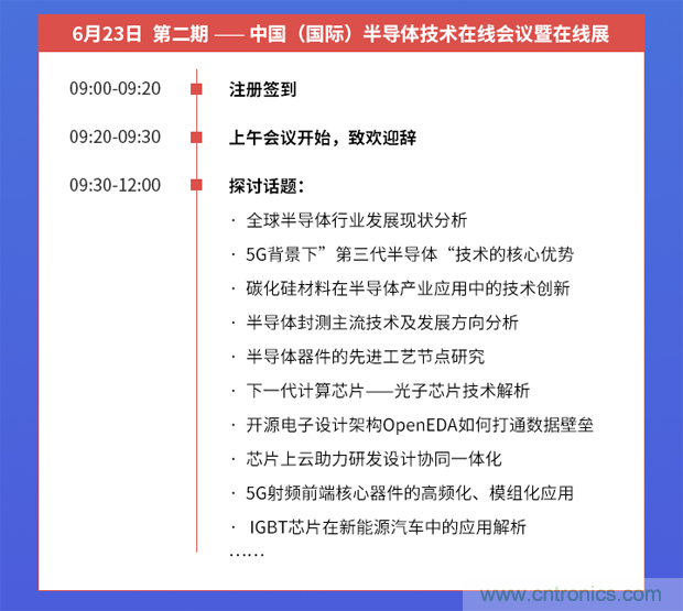 SIAC聯(lián)盟大改半導(dǎo)體產(chǎn)業(yè)格局？來(lái)中國(guó)（國(guó)際）半導(dǎo)體技術(shù)在線會(huì)議暨在線展