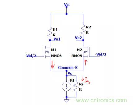 關(guān)于差分輸入電路和共模信號(hào)，差模信號(hào)關(guān)系的理解