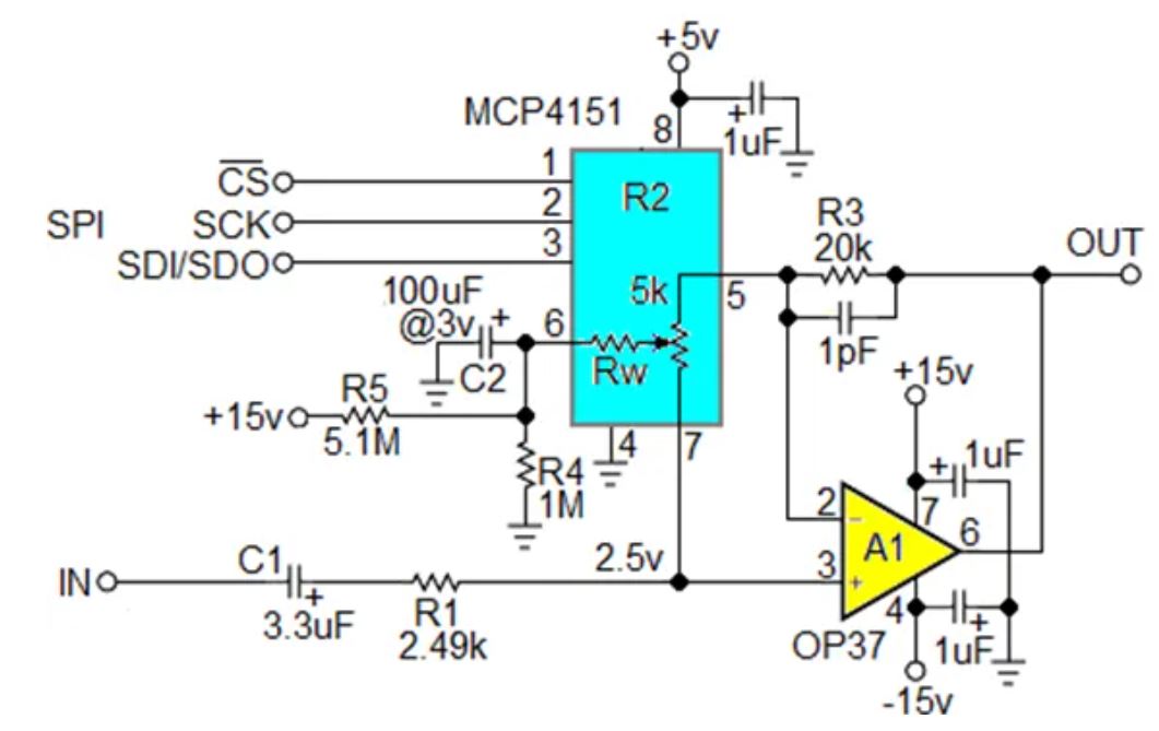 數(shù)字電位器能否代替電路中的機(jī)械電位器？
