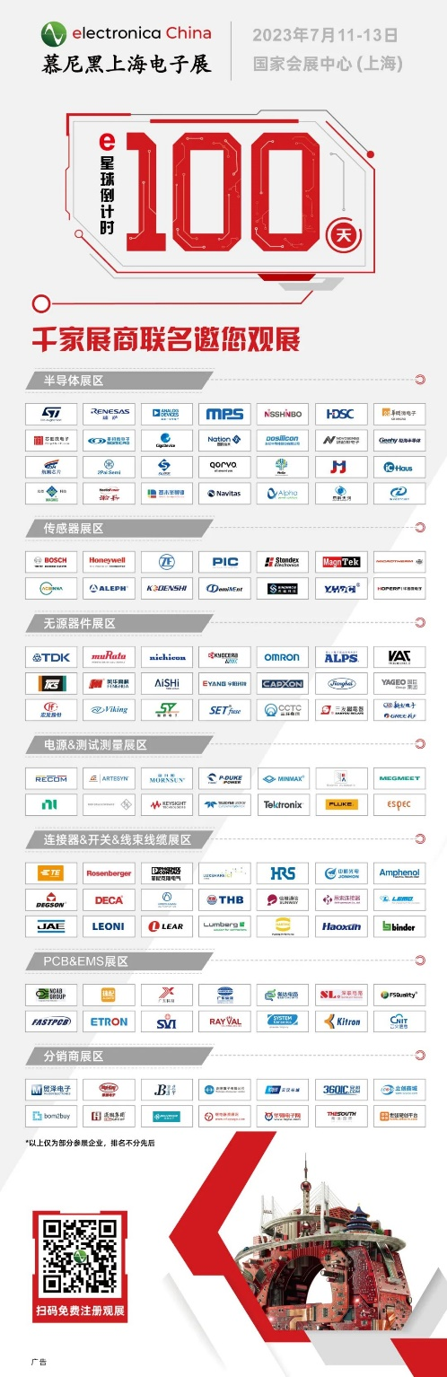 觀眾預登記開啟！千家展商聯(lián)名邀您共聚2023慕尼黑上海電子展