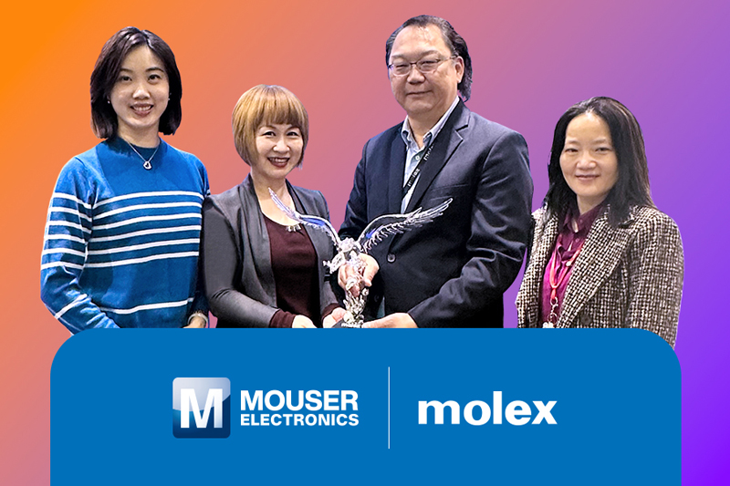 七連冠！貿(mào)澤電子蟬聯(lián)Molex亞太區(qū)年度電子目錄代理商大獎